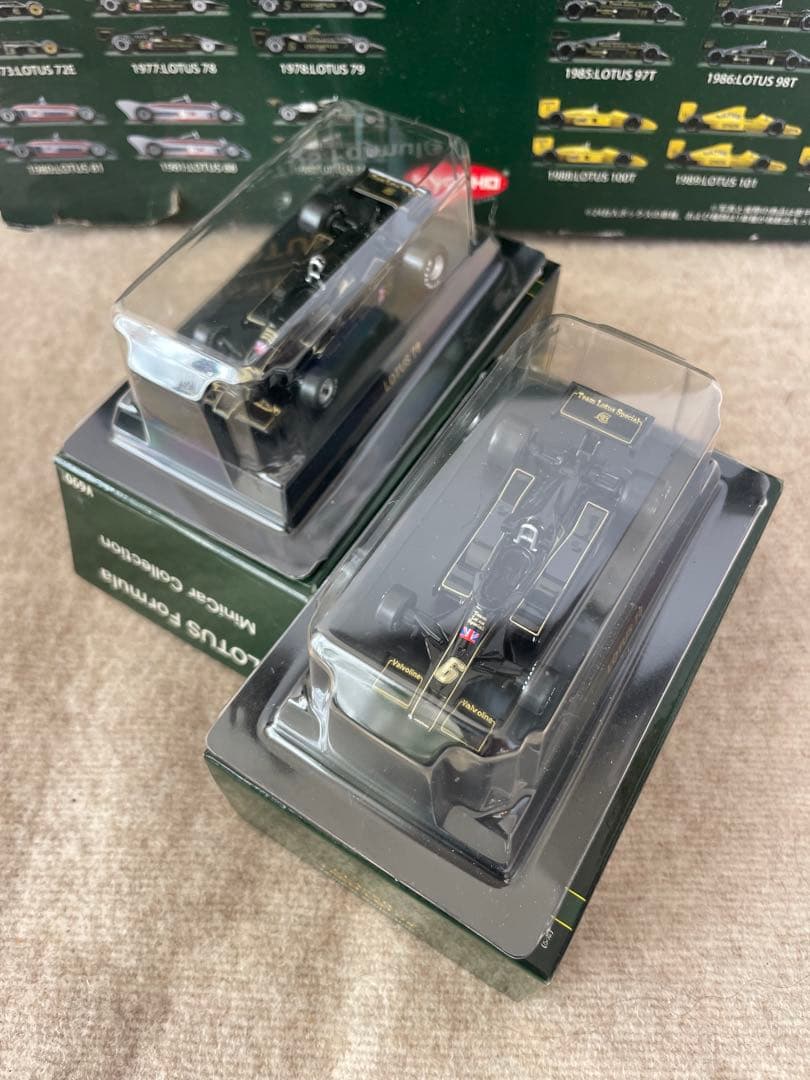 S*h様 1/64京商 F1ミニカーコレクション ロータスフォーミュラ合計14台