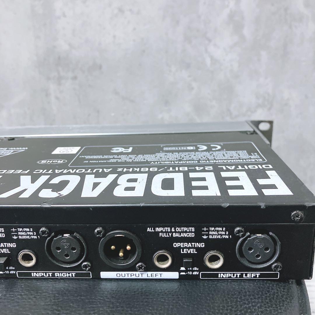 【希少】ベリンガー ハウリングプロセッサー　fbq2496 イコライザー