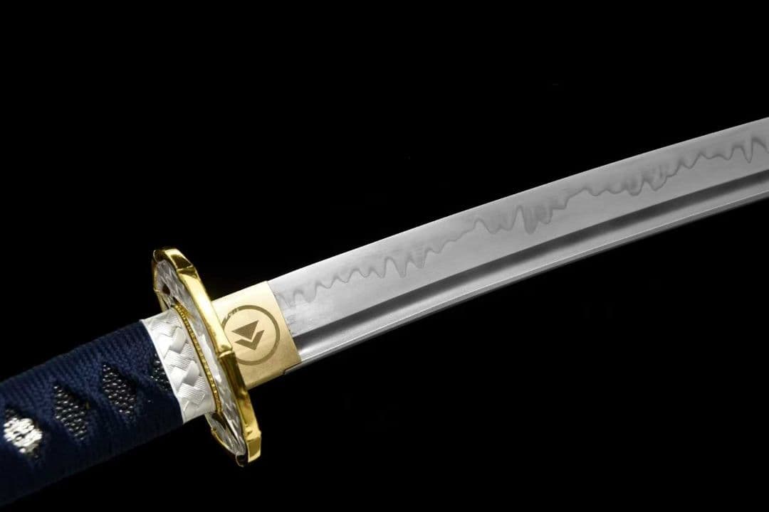 【青の妖姫】古兵器 武具 刀装具 日本刀　模造刀 居合刀 武士道 鑑賞用 美術刀