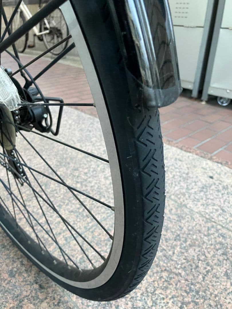 ブリヂストン 電動アシスト自転車 シルバー 28インチ