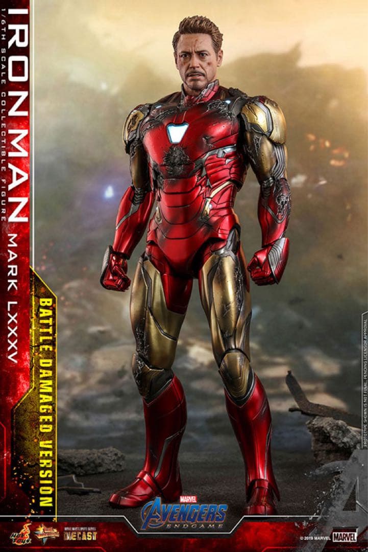 Hottoys アイアンマン マーク85 バトルダメージ版 ボーナスアクセサリー
