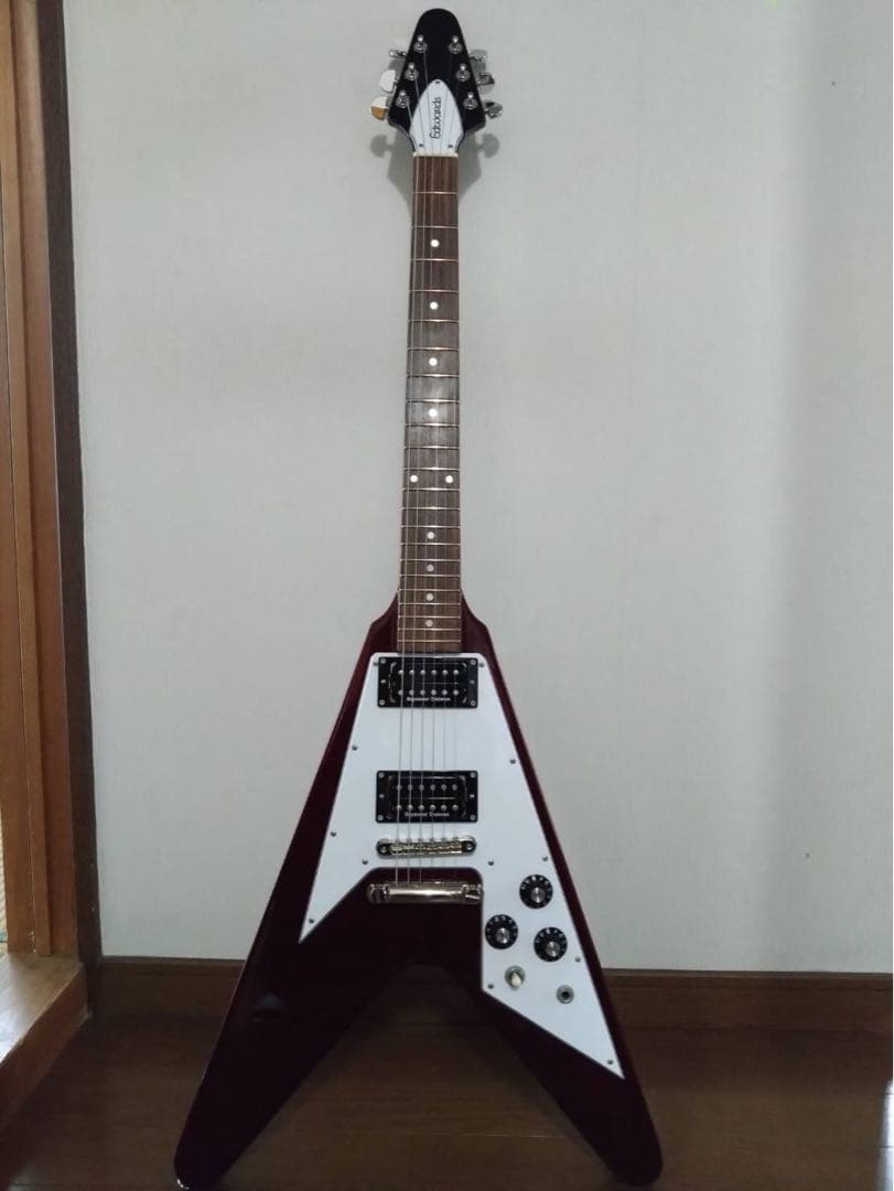 ギター EDWARDS E-FV-120D Cherry