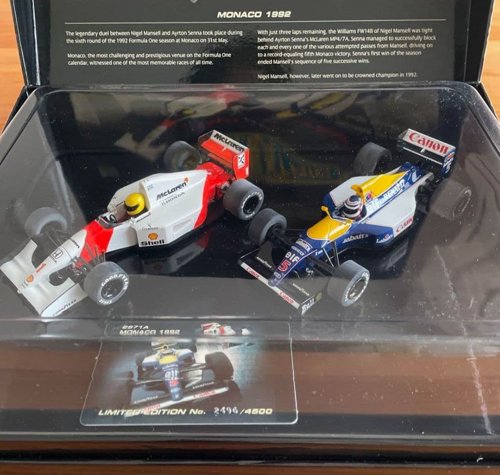 【レア未開封】1/32 SCALEXTRIC MONACO 1992 2台セット