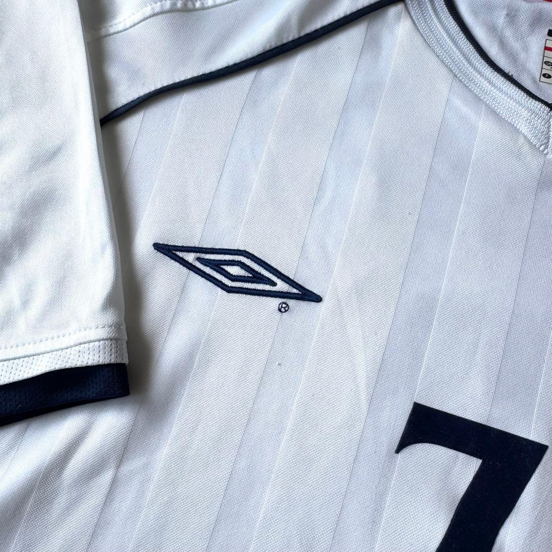 【正規品】デビッド・ベッカム ＃７ イングランド代表 2002W杯モデル