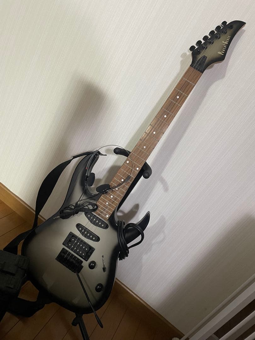 エレキギター シルバーグラデーション PG-10アンプ付き