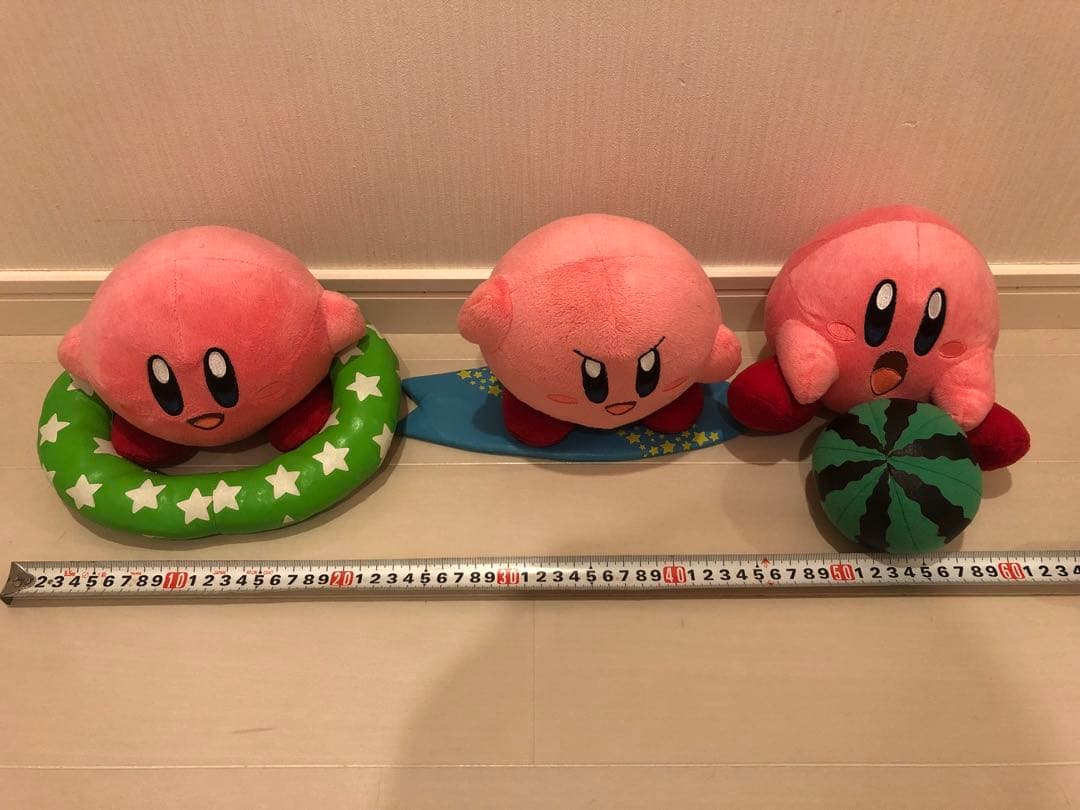 タイトー 星のカービィ サマーぬいぐるみ サーフィン スイカ うきわ