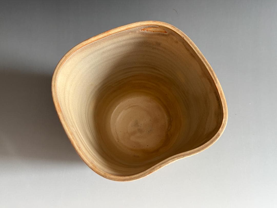 10代坂高麗左衛門　萩焼　縄暖簾　水指　茶道具