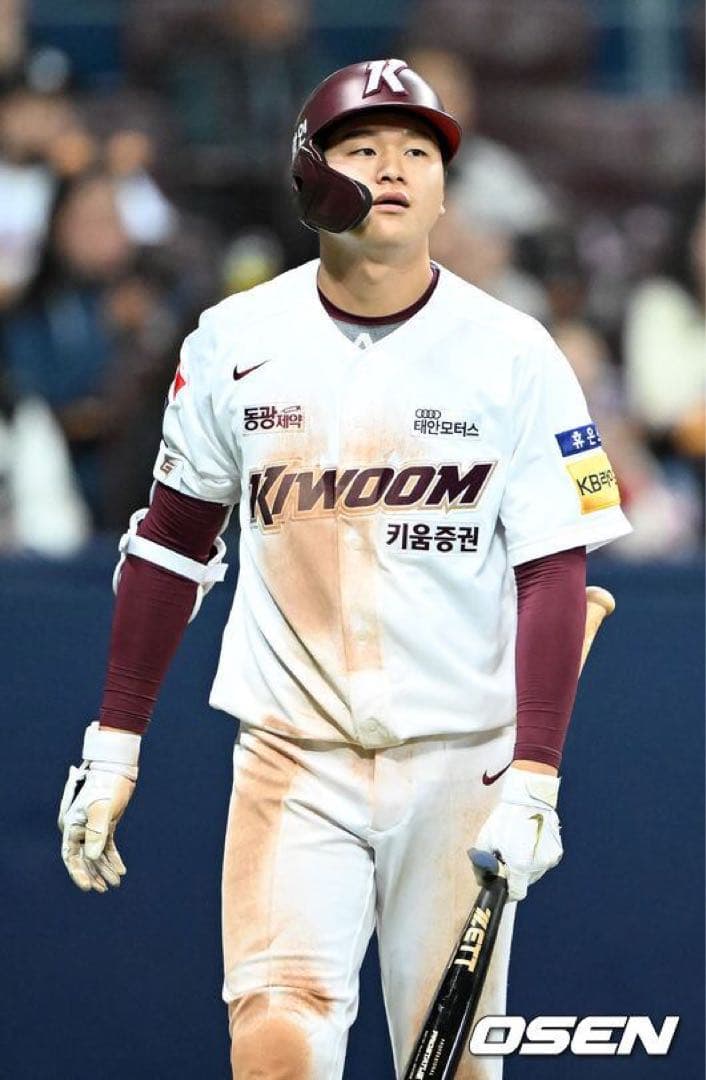 オ*ン様 【韓国プロ野球】キウム・ヒーローズ 実使用ユニフォーム#57