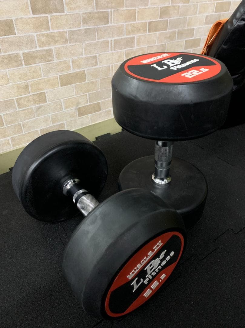 半額　　ラバーダンベル　22.5kg 2個