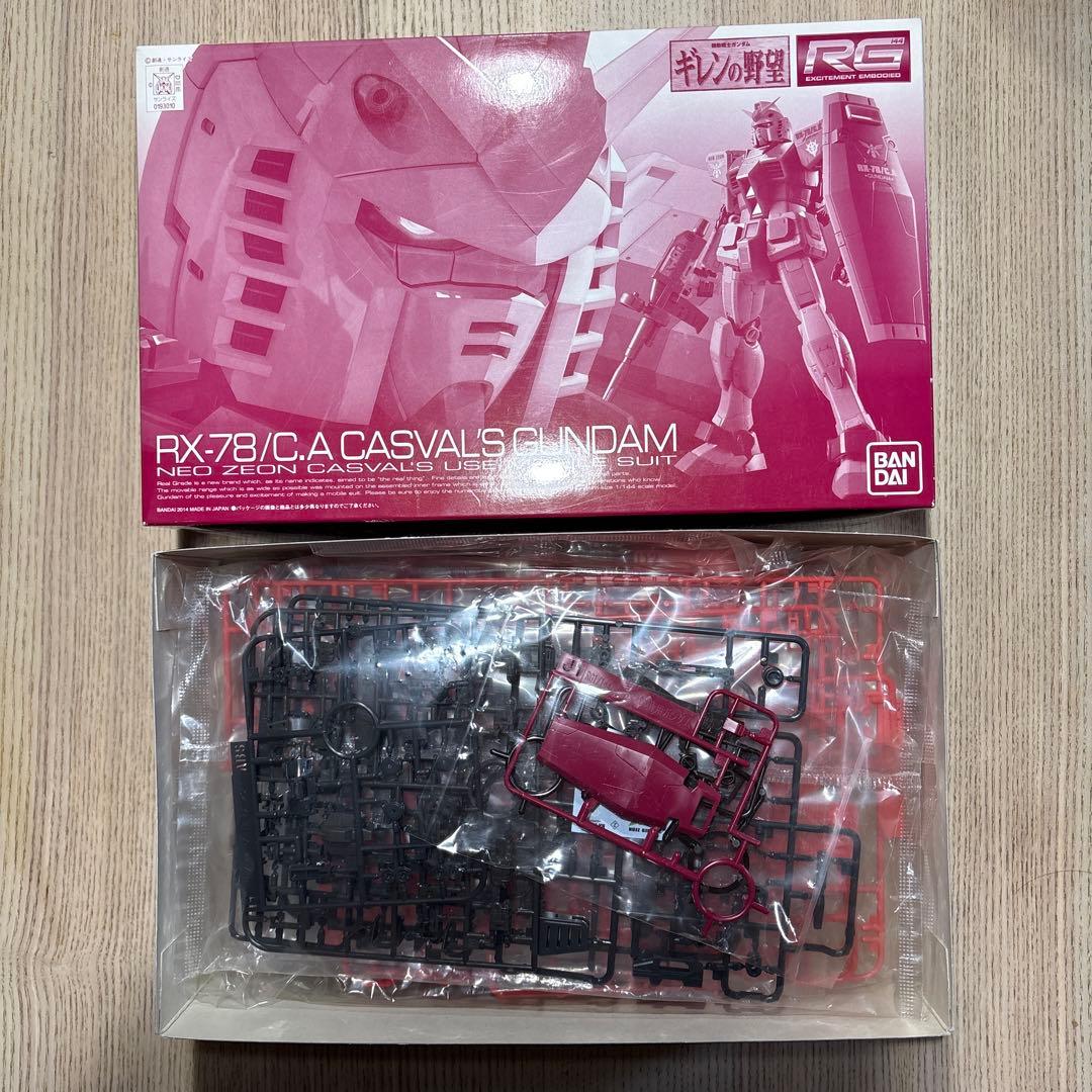 ガンプラ　プレバン　キャスバル専用ガンダムRG