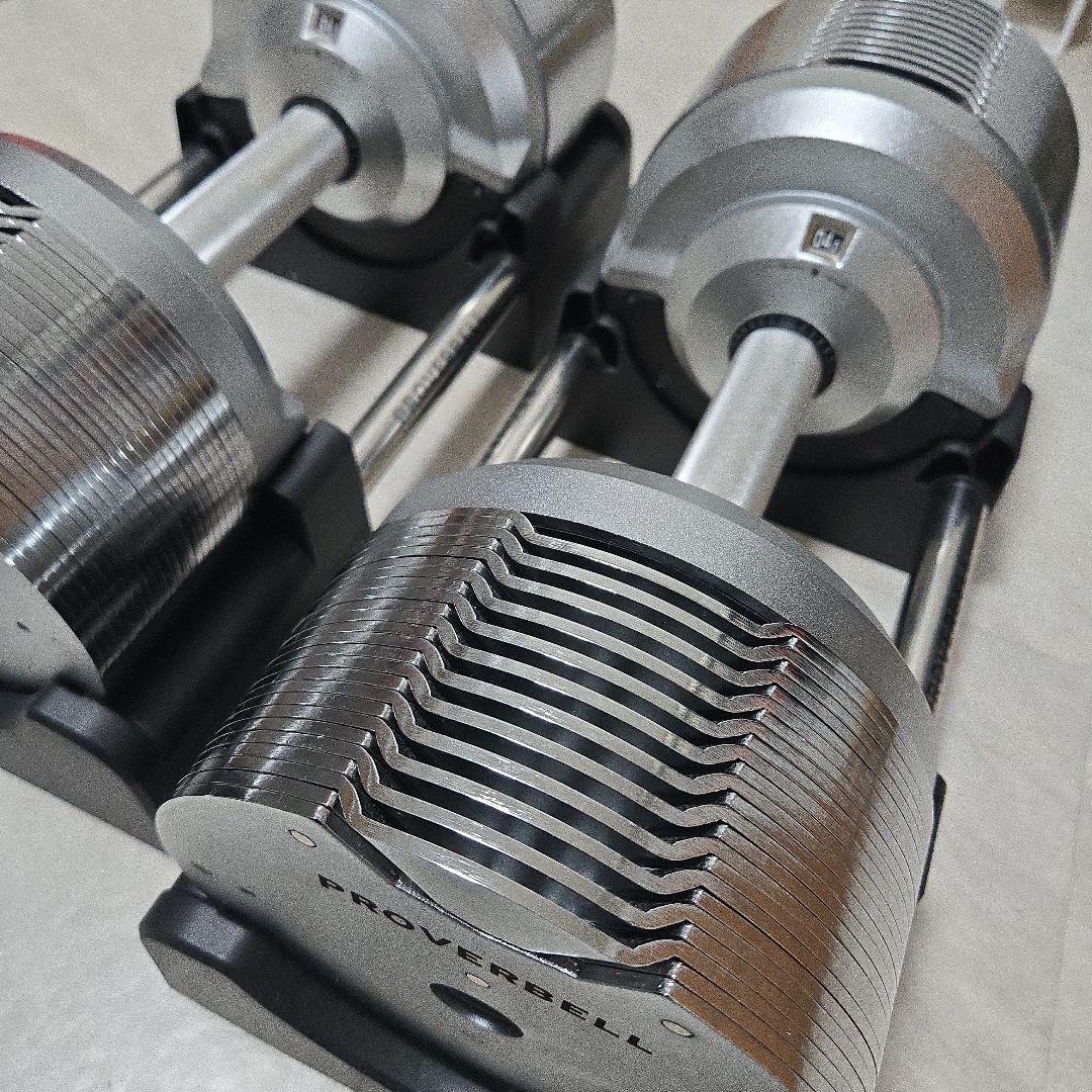 PROVERBELL 高重量可変式ダンベル 4.0kg〜41.5kg ①