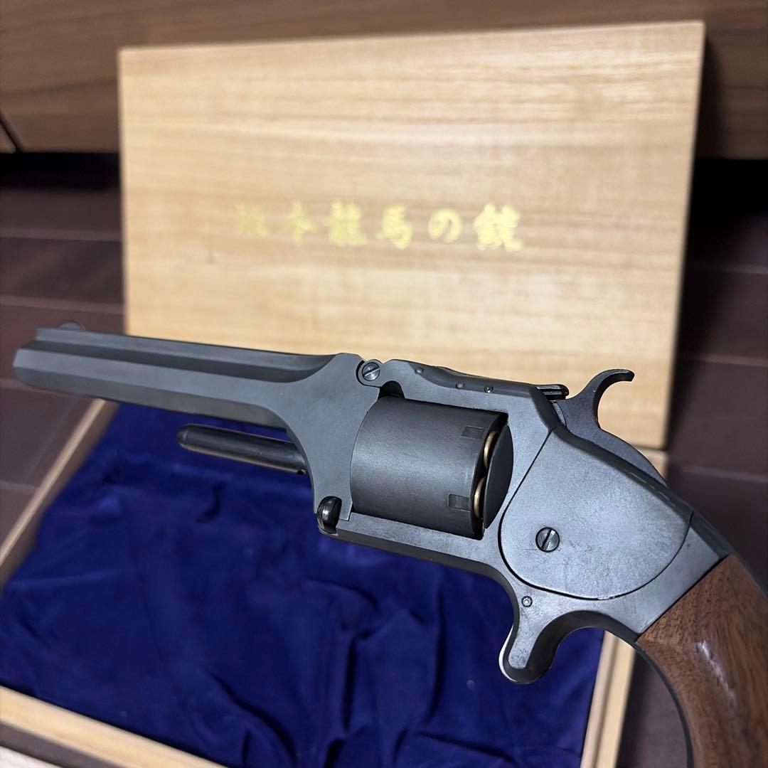 マルシン製 坂本龍馬の銃 MODEL 2 ARMY 観賞用モデルガン 木箱付き