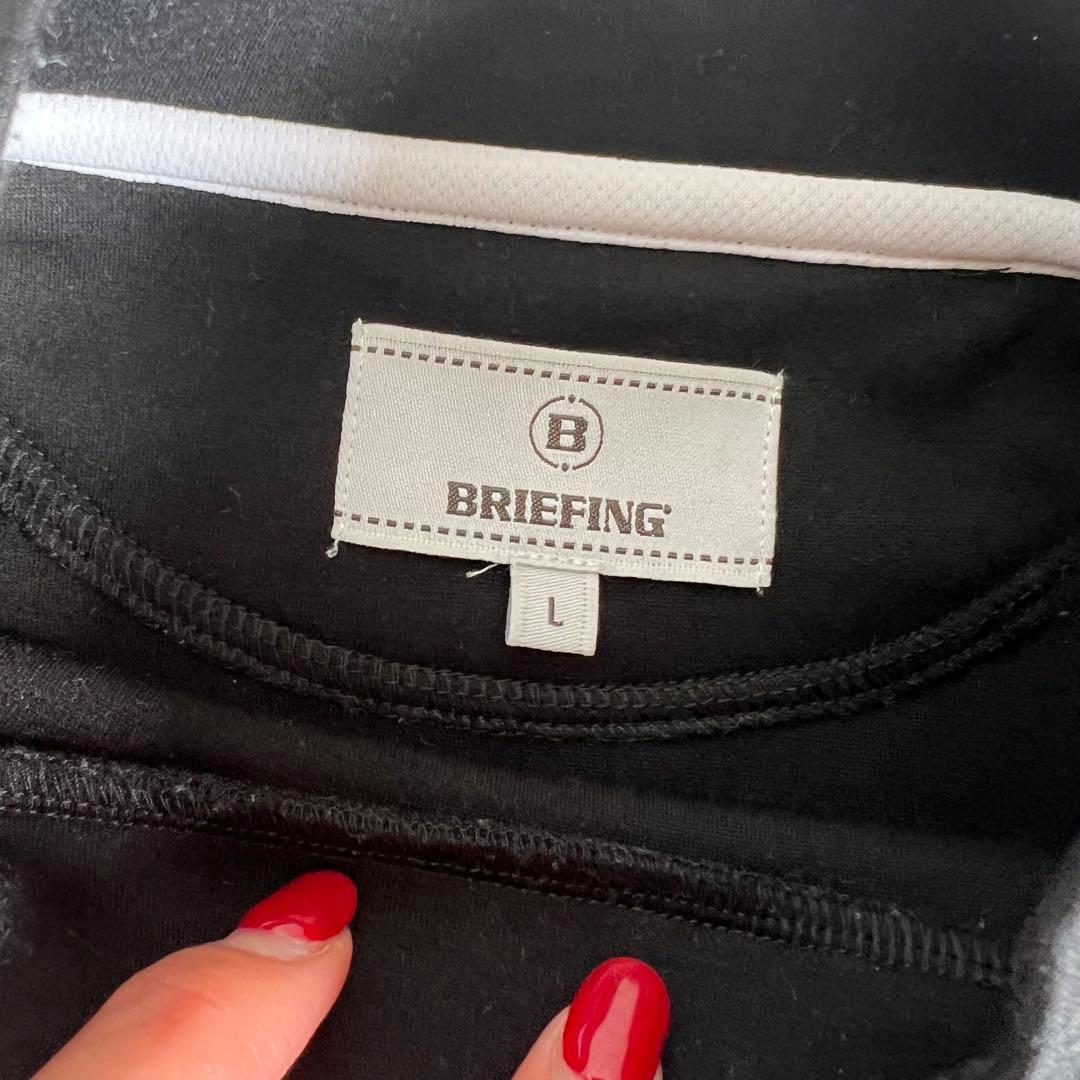 BRIEFING ブラック ワンピース L 3Dロゴ　美品です
