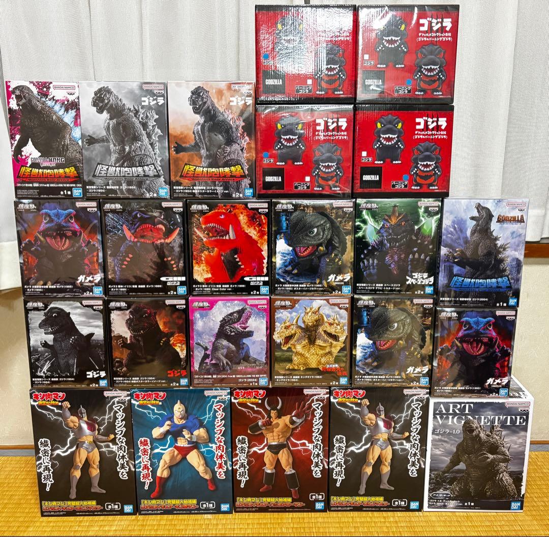 キン肉マン ゴジラ フィギュア まとめ売り24点【新品未開封】