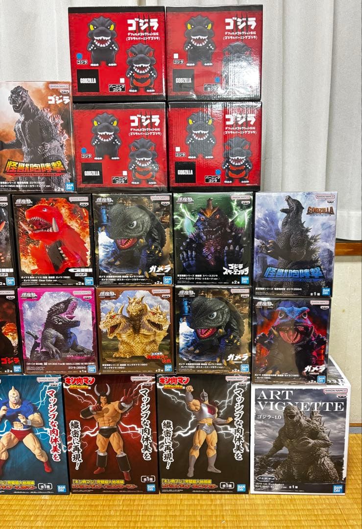 キン肉マン ゴジラ フィギュア まとめ売り24点【新品未開封】