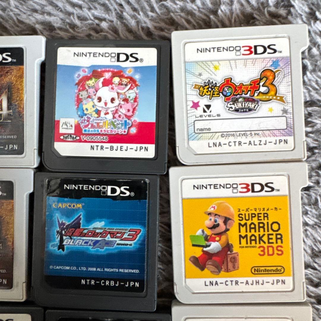 ニンテンドー3DS ゲームソフトセット計17個 ポケモン7本妖怪ウォッチ3…