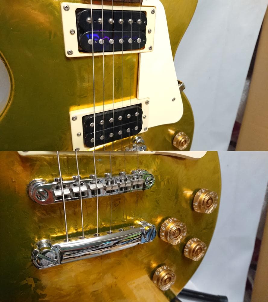 エピフォン レスポール LESPAUL100 ラッピング ゴールド