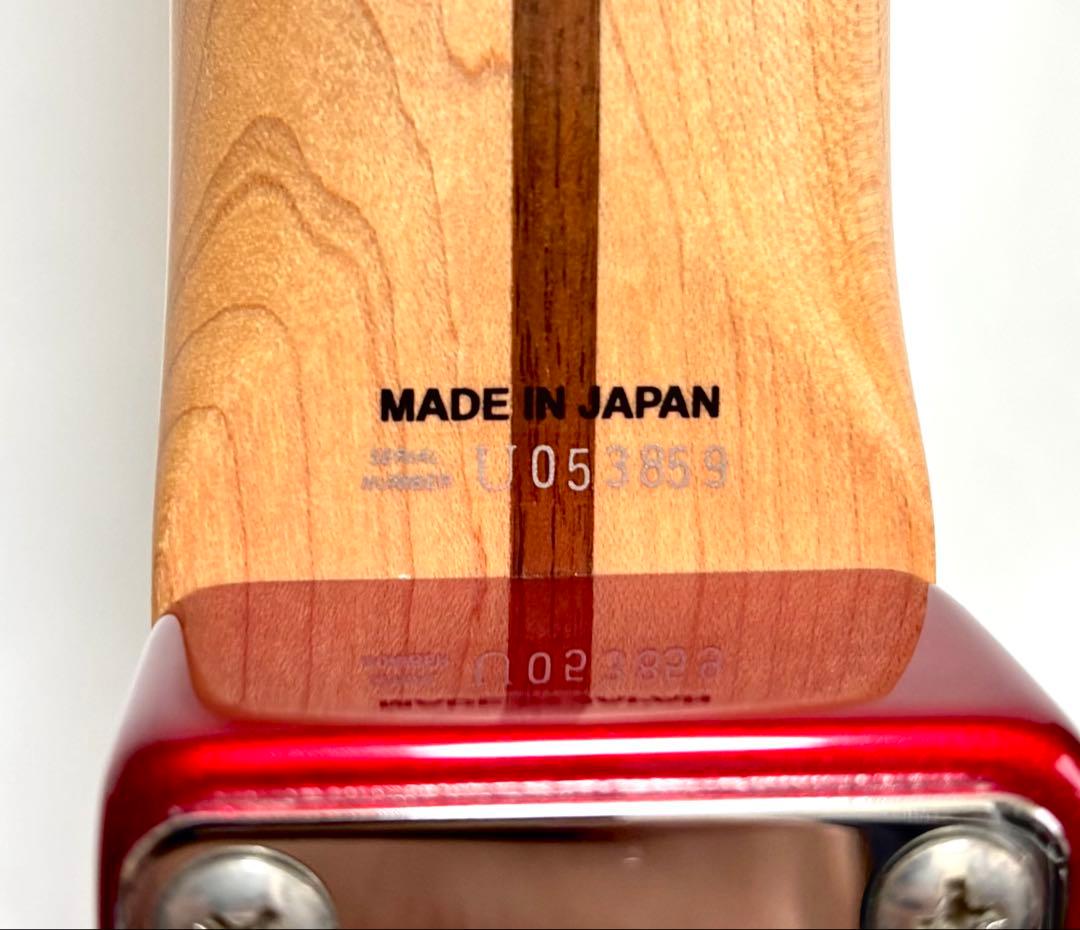 【新品弦張替済】Fender Japan ストラト キャディーアップルレッド