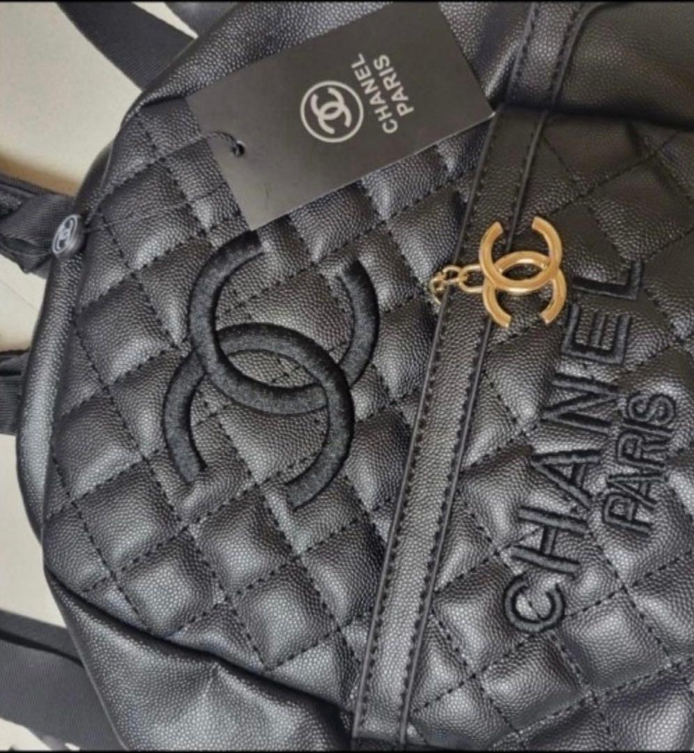 【新品 】CHANELシャネル ノベルティ ブラック リュック バッグ
