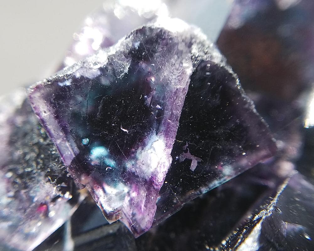 347 オコルス鉱山産 パープル ブルー フローライト