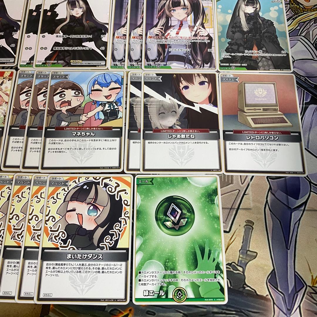 ホロカ ホロライブ 本格構築済み 儒烏風亭らでん デッキ みっころね 春先のどか