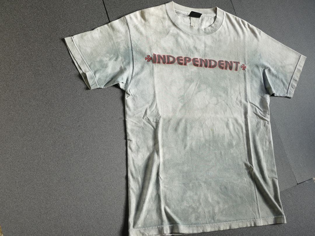 90s Old skate independent NHSタグ タイダイ