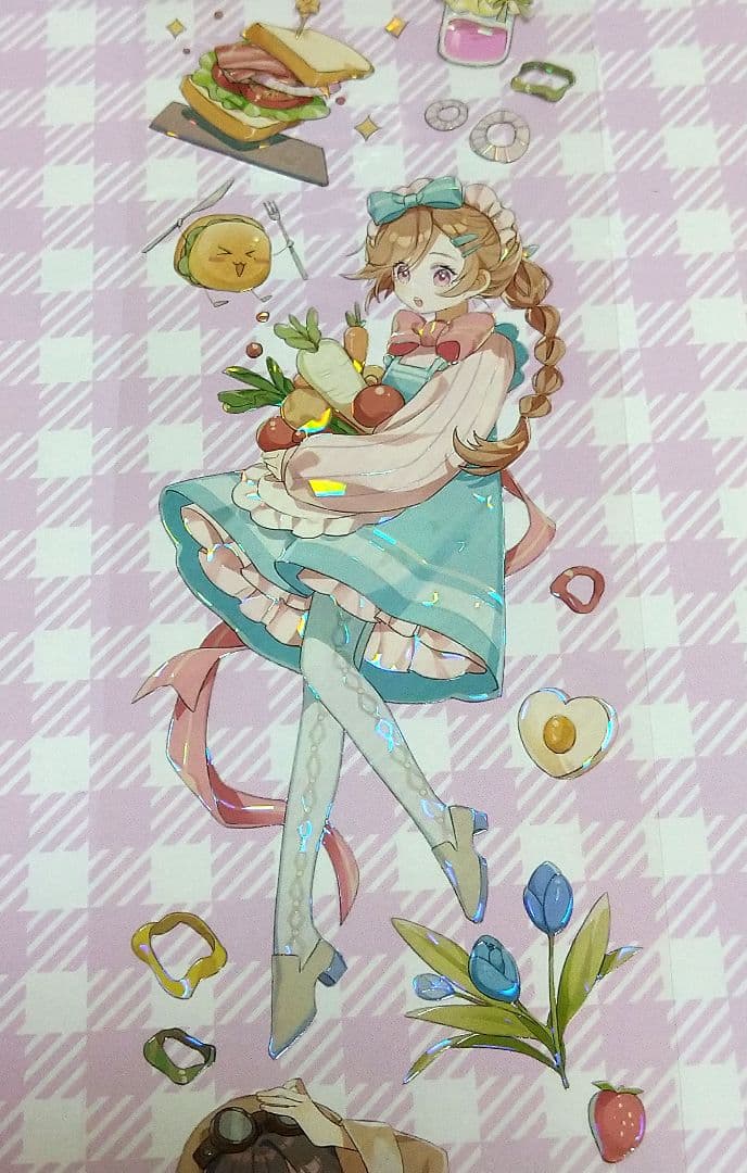 J1109＃魔法面包屋(贝壳光)Dailylife切り売り海外人物マステ女の子