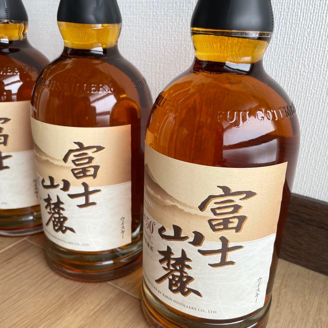 富士山麓　樽熟原酒50°　ウイスキー 700ml 3本セット