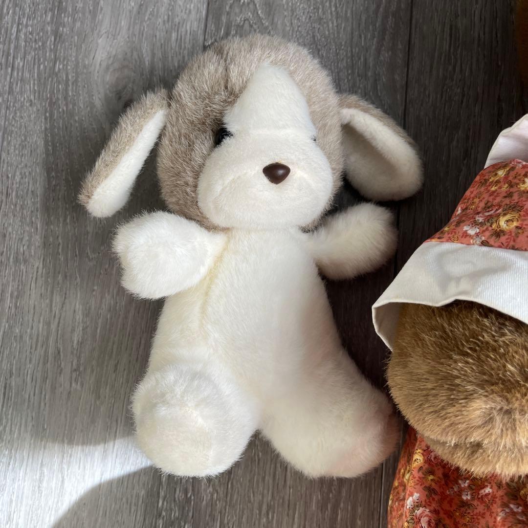 サンアロー　ラッキー　サンディー　ぬいぐるみ　うさぎ　犬
