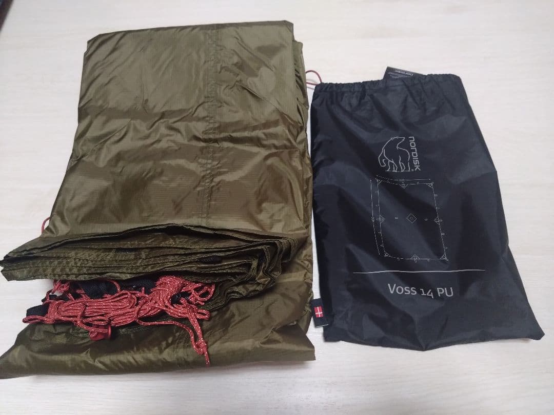 Nordisk Voss 14 PU タープ（ダークオリーブカラー）