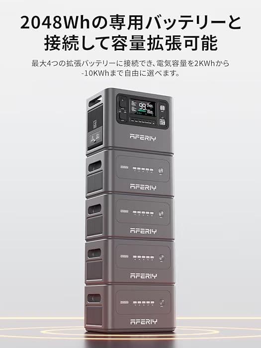 AFERIY ポータブル電源 P280　2048Wh