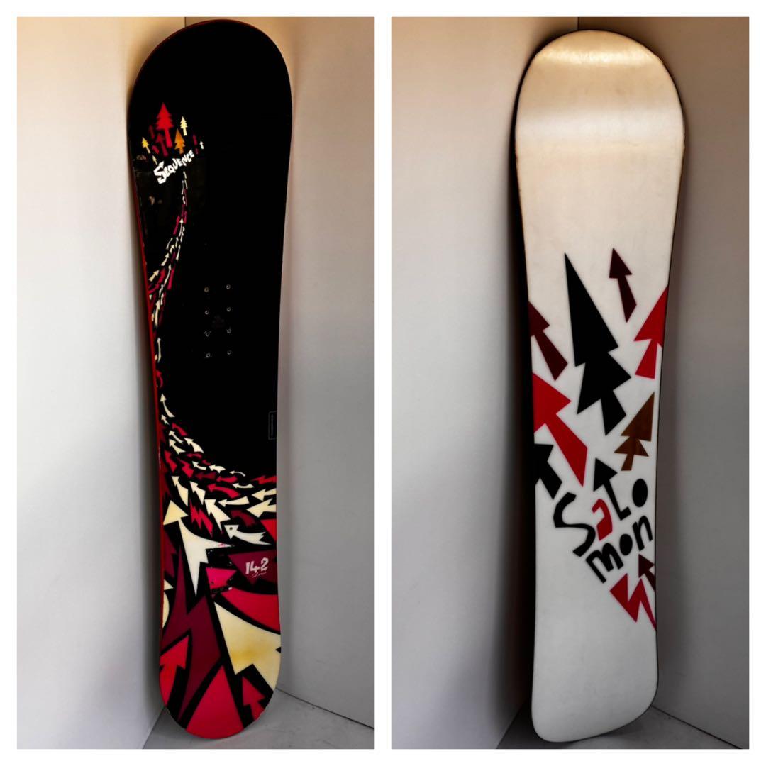 【レディース】SALOMON sequence 142cm バートン 3点セット
