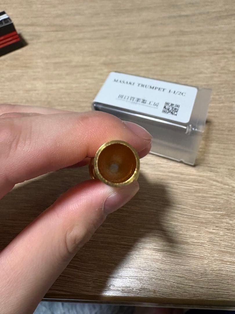 田口管楽器工房 MASAKI トランペット マウスピース 1-1/2c GP