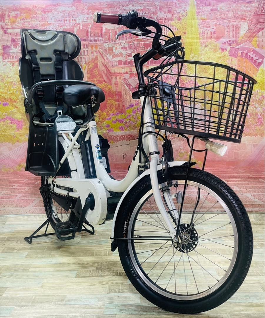 ZK3354 電動自転車 ブリヂストン ビッケ 子供乗せ 20インチ 送料無料