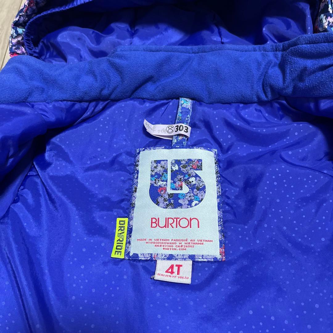 BURTON バートン　スキー　スノーボード　ウェア　花柄　ピンク　4T