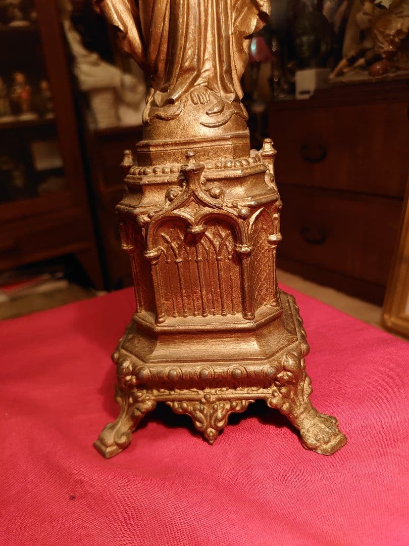 フランス アンティーク1900年代 マリヤ像