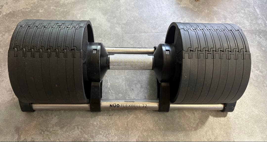 NUO 可変式ダンベル 32kg 4kg刻み①　※現地引取可名古屋市〜岐阜市近郊