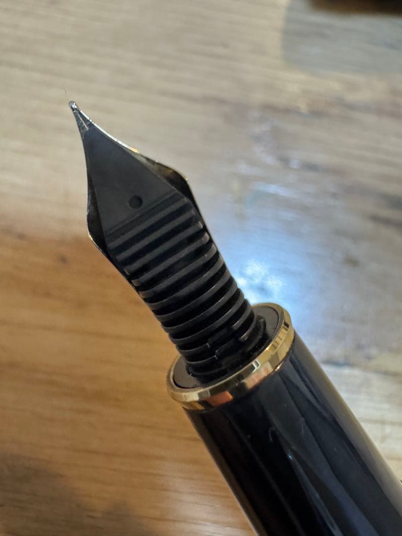 超美品 PLATINUM PRESIDENT 万年筆 18K M 18金 文房具