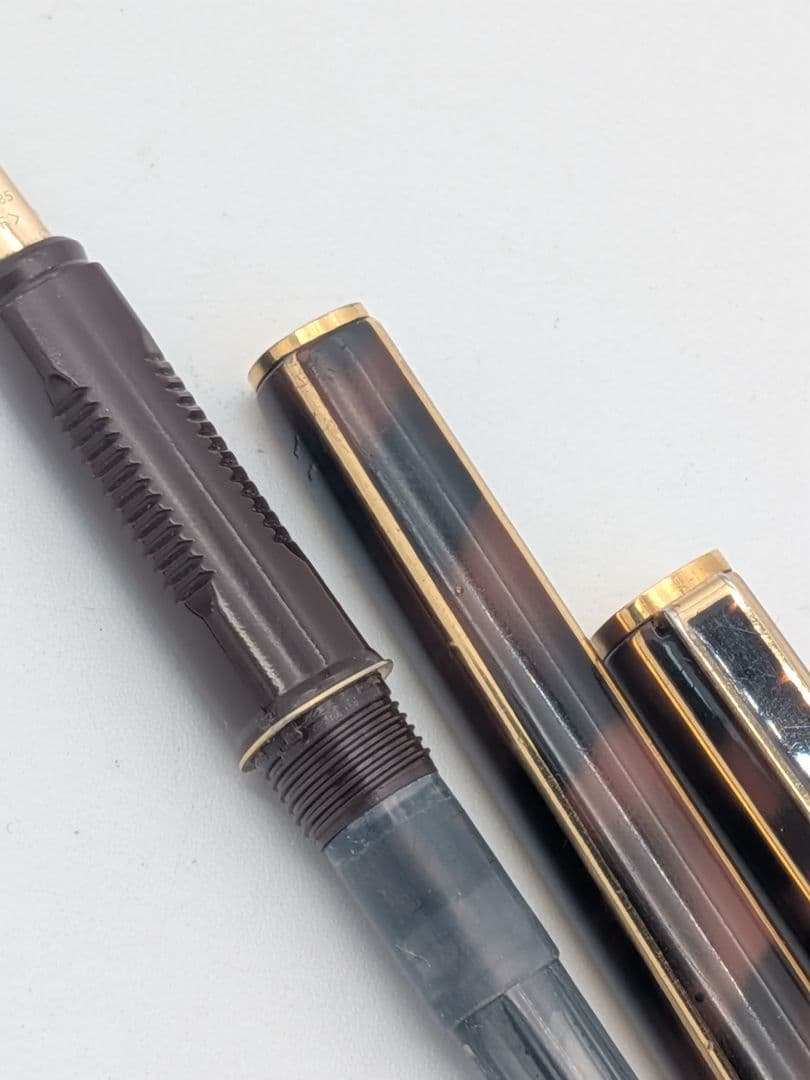 【廃盤品】PILOT QUATRO Brown 万年筆・ペン先14K②16