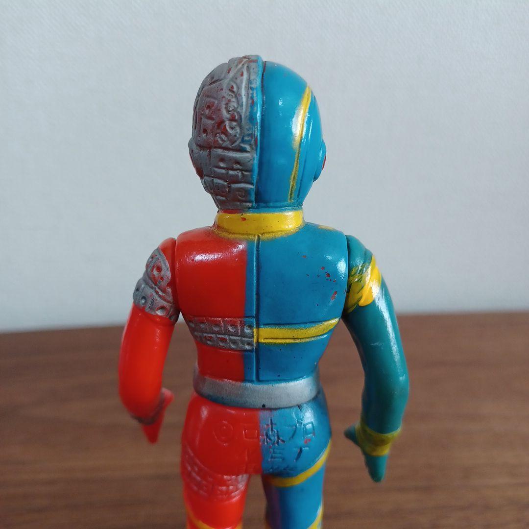 当時物タカトク製「人造人間キカイダー」希少な黒目ソフビフィギュア