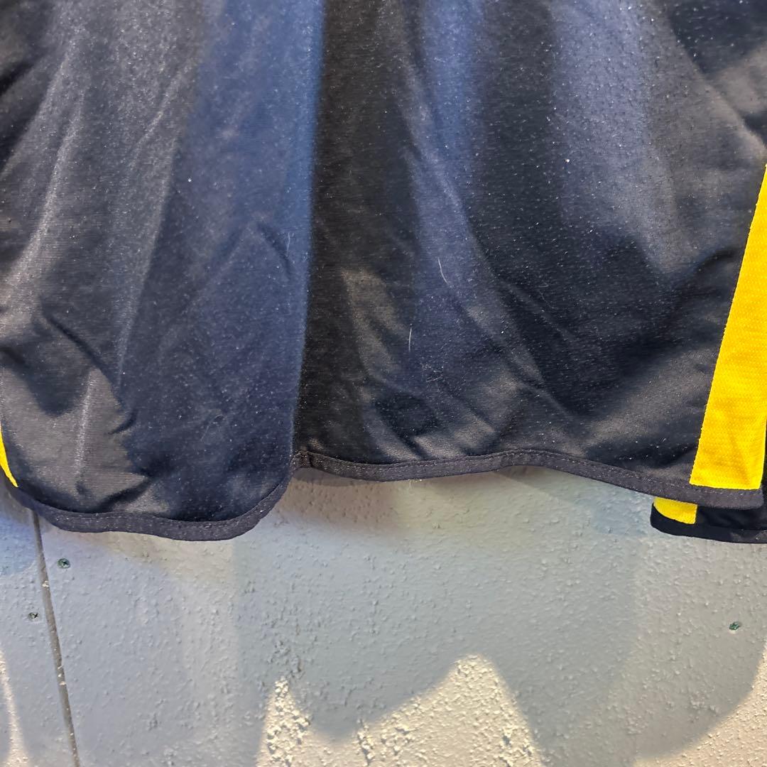 adidas トラックジャケット　ファイヤーバード　ネイビー×黄色　XL