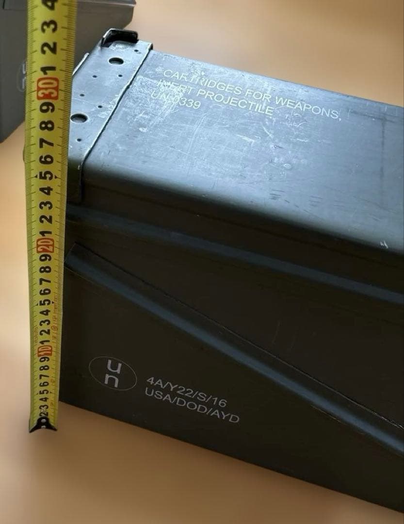 【お得】米軍・UN調達品 アンモボックス 40MMグレネード弾用　2個!!