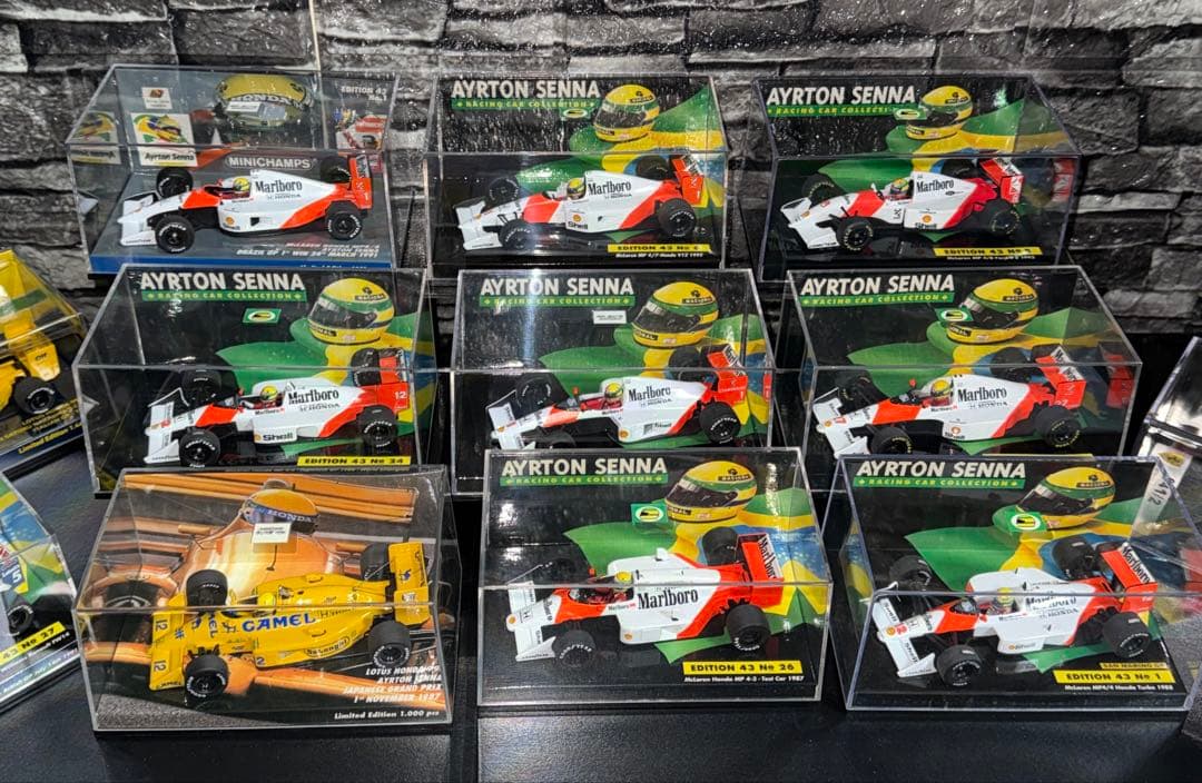 Ayrton Senna ミニチャンプス 1/43 ミニカー 12台セット