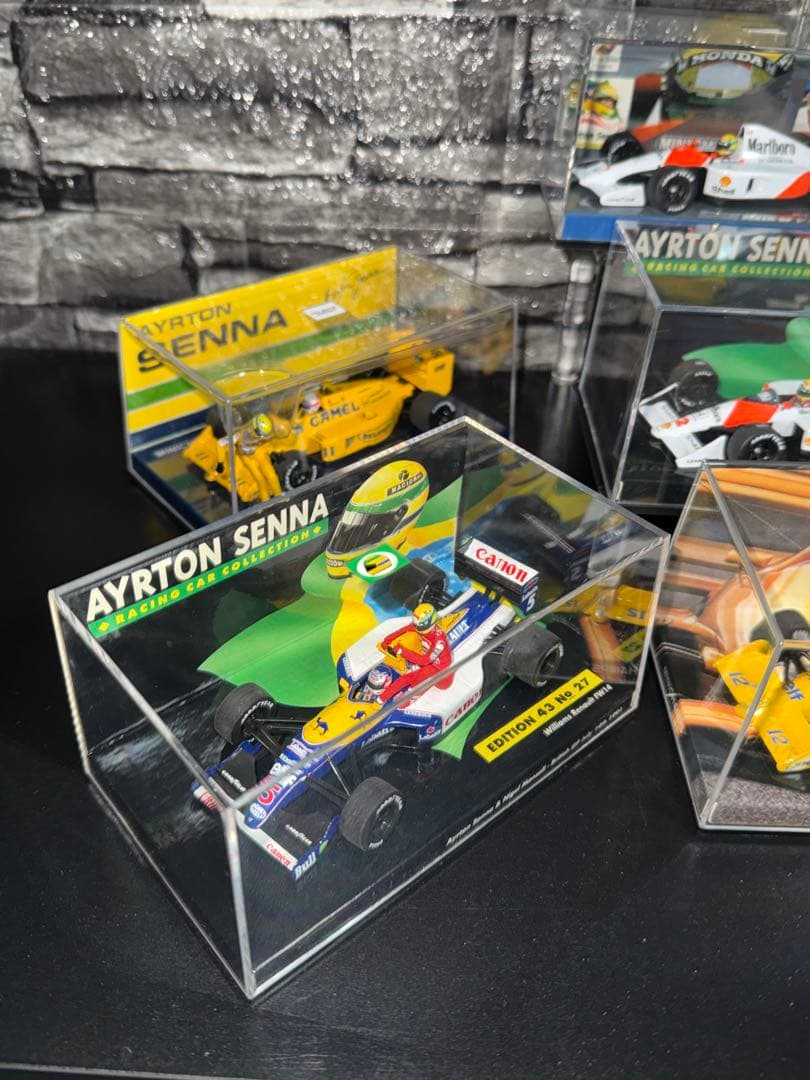 Ayrton Senna ミニチャンプス 1/43 ミニカー 12台セット