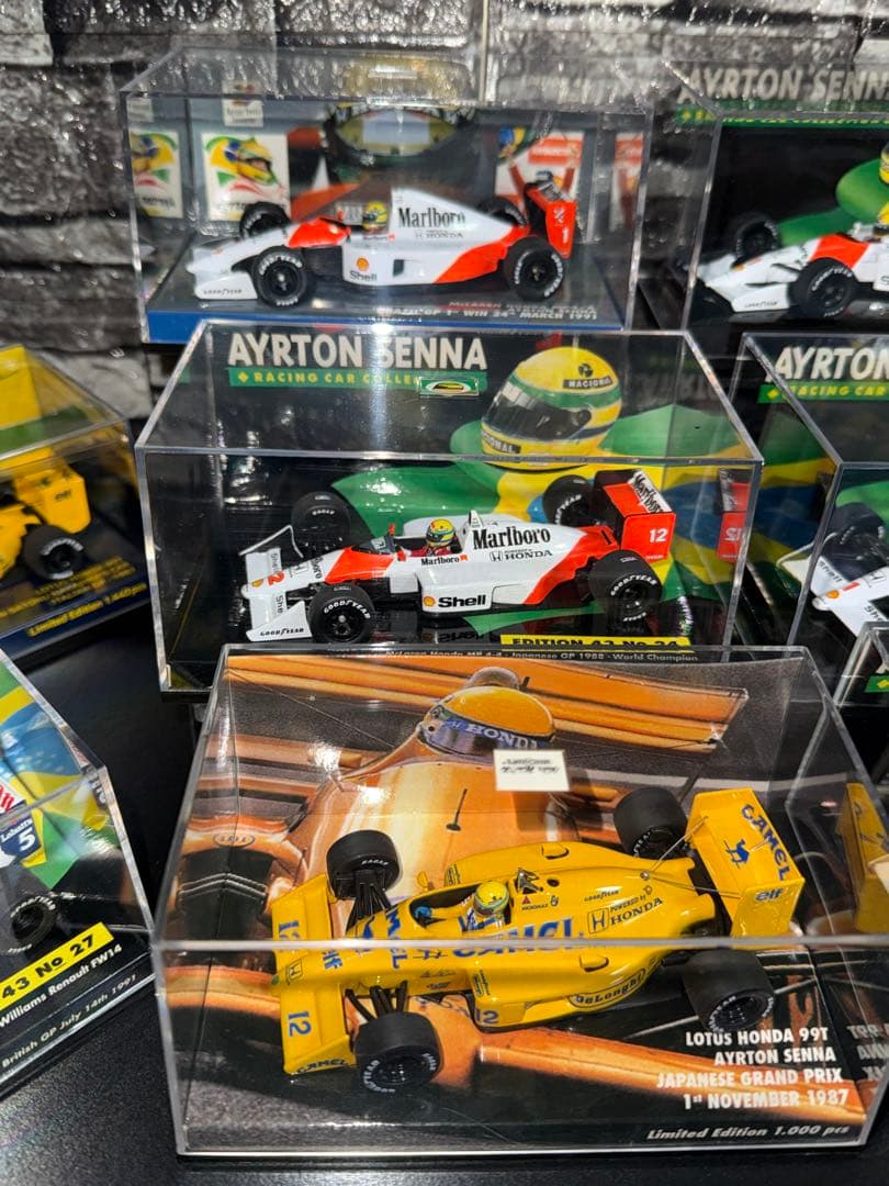 Ayrton Senna ミニチャンプス 1/43 ミニカー 12台セット
