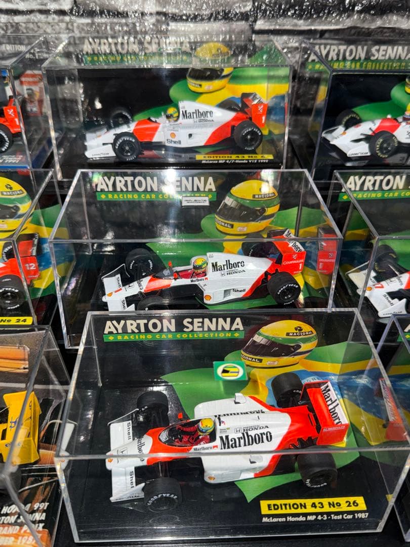 Ayrton Senna ミニチャンプス 1/43 ミニカー 12台セット