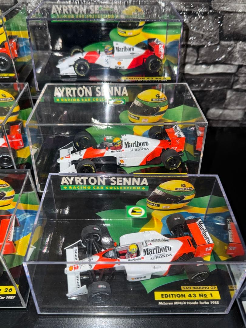 Ayrton Senna ミニチャンプス 1/43 ミニカー 12台セット