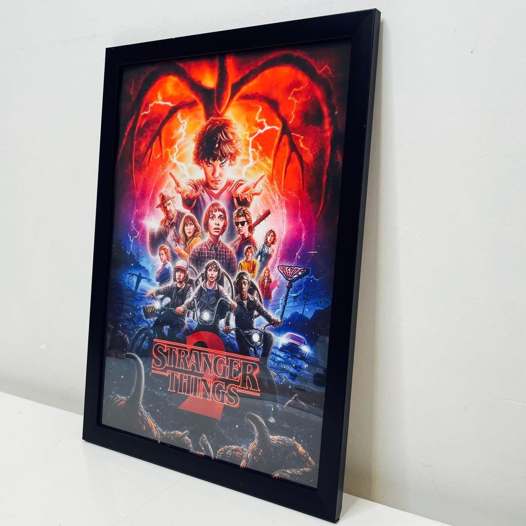 【専用出品】額付きポスター ストレンジャーシングス5枚セット(新品)