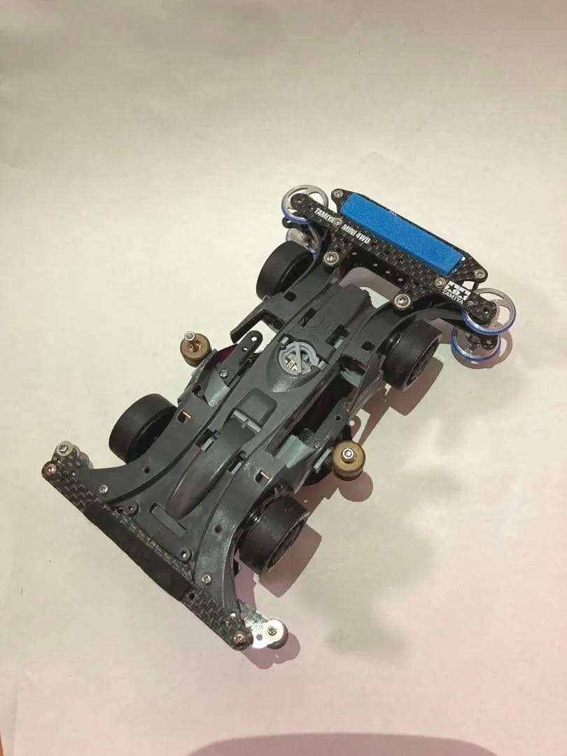 タミヤ　提灯　ミニ四駆　カーボン　ベアリングローラー　ポリカボディ　MAシャーシ