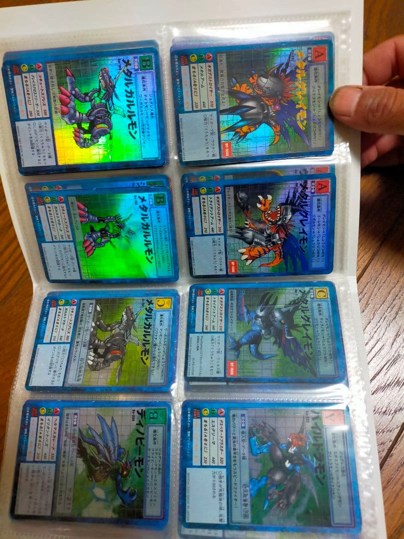 当時物の旧デジモンカード　オフィシャルファイル付